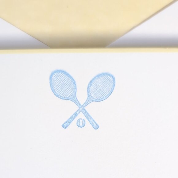 NEW The Printery Tennis Racquets Note Cards - Picture 4 of 6